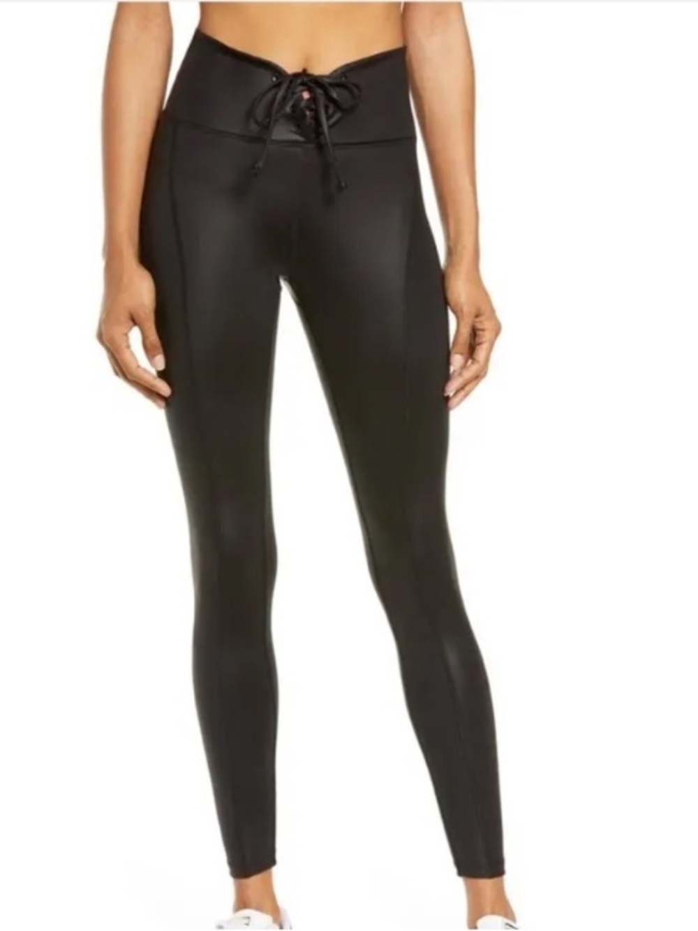 😍Year Of Ours - Black Gloss Football 🏈Leggings in Small!